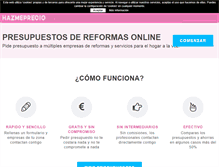 Tablet Screenshot of hazmeprecio.com