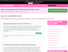 Tablet Screenshot of blog.hazmeprecio.com